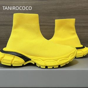 Stivali da uomo e da donna primaverili e autunnali stivali elastici Designer di qualità danza coppia quadrata scarpe con zeppa manica sportiva professionale stivali da cavaliere scarpe alte da uomo45