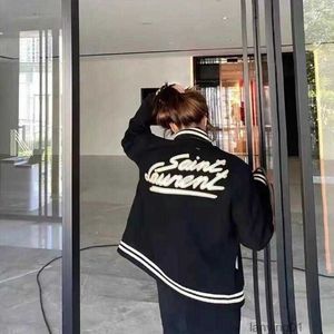 Jesienne zimowe kurtki dla mężczyzn Saint Baseball Jacket Women Laurent Coat