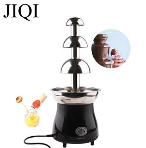 Other Kitchen Dining Bar Commercial Chocolate Fountain Machine 3 Layer Stainless Steel Melt Fondue Waterfall Wedding Birthday Christmas 231113