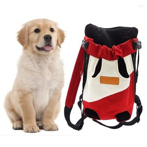 Capas de assento de carro de cachorro Backpack de porta -animais de estimação Backpack Backpack Bolsas de viagem respiráveis ​​para pequeno gato chihuahua maçaneta de malha de pelúcia