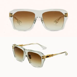 DITA GRAND-APX Men Women Designer Sunglasses Metal Frame One Mirror Business Style Top Quality Sunglasses Original Box
