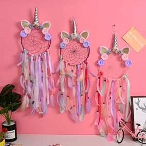 Unicorn Wind Chimes Dream Catcher Ornaments Unicorn Party Christmas Gifts for Girls Baby Shower Decorations