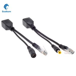 5 par Wtryskiwacze Poe Zasilacz zasilanie pasywne nad Ethernet RJ45 Kabel adapter