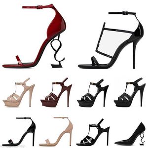 women luxury dress shoes designer high heels sandals opyum pumps stiletto heel leather open toes Party Wedding sneakers size 35-42 good