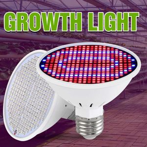 Grow Lights Led Grow Light E27 Full Spectrum Phyto Lamp Plant Bulb Growth Light Hydroponics 85-265V126 200 300Led Greenhouse Lamp Grow Tent P230413