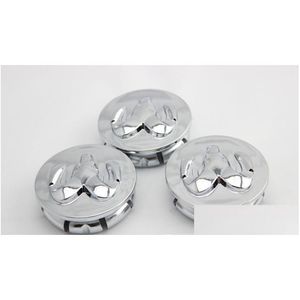 Capas de roda 4 Pcs Abs Carro Emblema Hub Cap 54mm Cabra Er Logo Centro Decorativo para Dodge Drop Delivery Mobiles Motocicletas Peças Roda Dhvsm