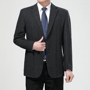 Mäns kostymer England Style Men Plaid Sheep Wool Blazers Spring Autumn hackad krage Kontrollerad mönster Design kashmir ulldräkter kostym 2023