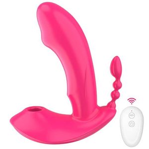 3 в 1 сосущий вибратор носимый фаллоимитатор анальный вагинальный стимулятор клитора женские вибраторы секс-игрушки для женщин оральное всасывание 231010