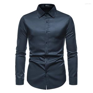 Men's Casual Shirts Mens Button Down Dress Hipster Slim Fit Long Sleeve Cotton Shirt Men Formal Business Work Social Male Camisa