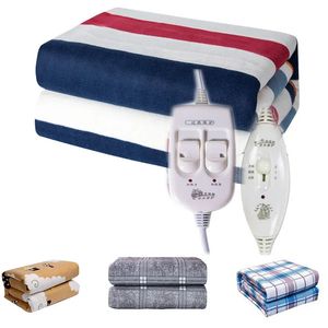 Electric Blanket 110v-220v Electric Blanket Automatic Electric Heating Thermostat Throw Blanket Body Warmer Bed Electric Mattress Heated Carpet 231114