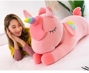 Lüks şeyler hayvansız şeyler huggy wuggy peluş oyuncak tek boynuzlu at peluş oyuncak gökkuşağı midilli bebek bez bebek yastık oyuncak peluche licorne Noel için oyuncak çocuk için