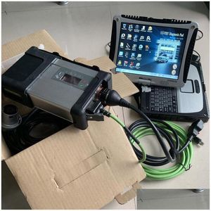 Strumenti diagnostici Strumento Mb Star C5 Obd2 con Cf-19 Touchsn Laptop Cf19 I5 4G installato 360Gb Ssd Soft-Ware Sd Connect 5 Scanner Drop D Dhhny