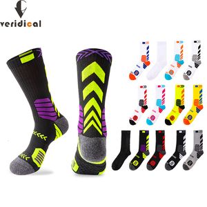 Sports Socks Elite Sport Cycling Basketball Compression Running Man Black Trend Breathable Long Hiking Damping Athletic Professional 230413