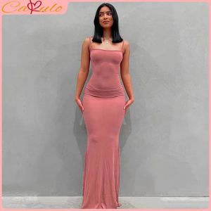 Basic Casual Dresses Satin Slip Sleeveless Backless Maxi Dres 2023 Y2K Summer Bodycon Elegant Sexy Outfits Ladies Birthday Party Club Sundress 231113