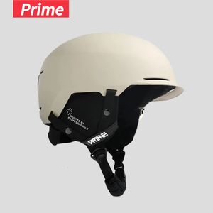 Capacetes de esqui Prime Capacete de esqui Mulheres Homens Snowboard Capacete Inverno Ao Ar Livre Snowboard Esporte Acessórios Adulto Cabeça Equipamento de Proteção 231114