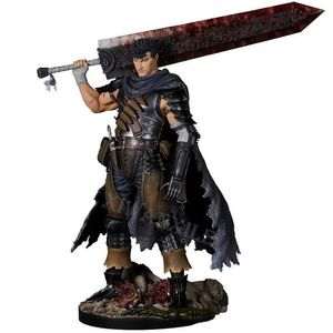 Action Figures Toy 21cm Berserk Guts Anime Figure Berserk Guts L Action Figure Berserk Black Swordsman Figurine Modello da collezione Doll Toys Regalo AA230413