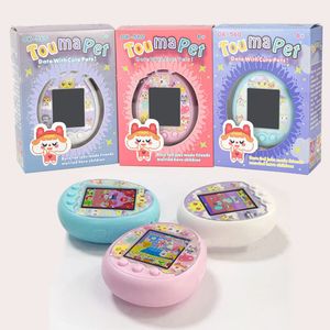 Electric/RC Animals Tamagotchis Interact Toy Touma Electronic Pets Colorful Screen Abs Safe Material For Over 6years Old Digital Color Screen E-pet 230414