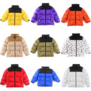 Bambini per bambini in giù giacca giù per la giacca nord inverno di cotone da donna parca faccia a vento per esterni abbinano spesse cappotti caldi top outwear multipli