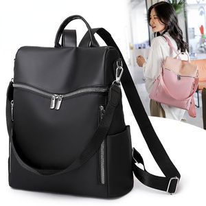 Skolväskor Kvinnor ryggsäck 2023 Fashion Travel Waterproof Large Capacity Laptop Backbag Girl School Bag Designer Female Bagpack