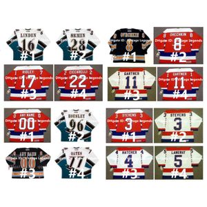 Sl Vintage CCM Capitals Hockey Jersey Peter Bondra Rod Langway Jaromir Jagr Dale Hunter Al Iafrate Mike Garer Trevor Linden