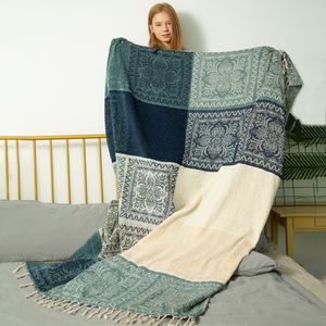 Cobertores Battilo Luxo Chenille Throw Blanket Winter Warm Blanket Bohemian Cedra Plaid Dispad na cama Sofá decorativo manta 230414