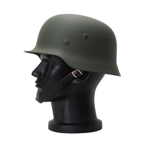Тактические шлемы высокого качества, немецкий шлем M35, стальной, черный, зеленый, серый, для страйкбола, военная техника безопасности спецназа 231113