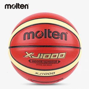 Мячи Molten Basketball Ball XJ1000 Официальный размер 765 Искусственная кожа для тренировок на открытом воздухе в помещении для мужчин и женщин Подростковая Baloncesto 231114