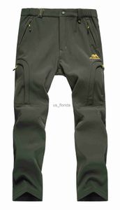 Мужские брюки мужские водонепроницаемые походные брюки уличные лыжные брюки с флисовой подкладкой зимние софтшелл сноубордические брюки J231111