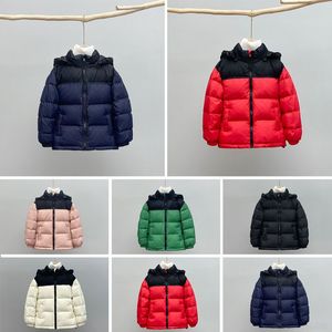 Dzieci dzieci Down Płaszcz NF Designer Winter Jacket Chłopcy Dziewczyny na świeżym powietrzu ciepłe kurtki z puffer parki litera druku