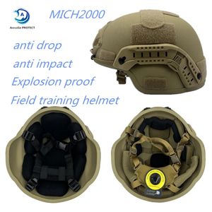 Taktiska hjälmar Wendy Riot and Impact Helmet High Quality Glass Field Training Protector Mich Fast 231113