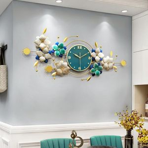 Wanduhren Küche Moderne Uhr Digitaluhr Metall Silent Hall Giant Luxury Relojes De Pared Home Interior Design