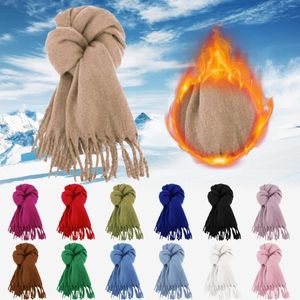 Scarves Glory Max Unisex Plain Solid Color Winter Scarf Feel Soft Classic 90 Stretchy Head For Women