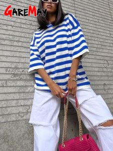 Koszulka damska damska bawełniana T-shir z nadrukiem Krótkie Rękaw Vintage ponadgabarytowe T-shirty Podstawowe letnie top czarna koszulka dla kobiet 230414