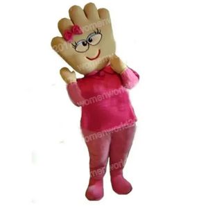 Halloween Hands Finger Mascot Costume Cartoon Character Outfits Suit Adults Size Outfit Birthday Christmas Carnival Fancy Dress For Men Women