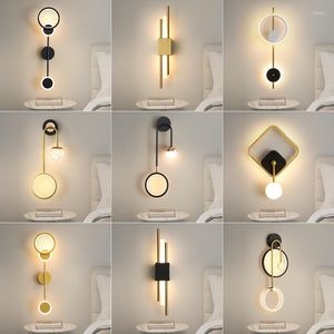 مصباح الجدار الحديثة كريستال LED Mount Light Light Light