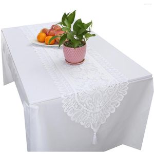 Ювелирные сумки 177-180 см белый стол белый стол Роскошные кружева с кисточкой для свадебной вечеринки декор скандинавский