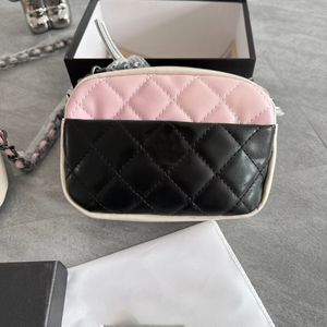 Camera Bag Designer Shoulder Bag Women Luxury Crossbody Bag Small Purse Pu Leather Pocket Fashion pink black Two-tone Purses Factory Wholesales