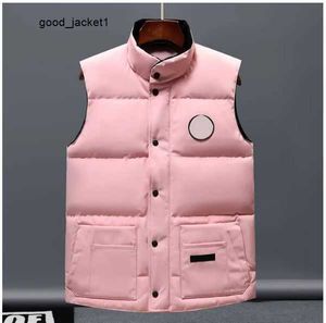 Canda Goose Jacket Designer Goose Down Vest Pocket Paras Paras Long Rleeve Zippee Men Downs Casual Coat Canadian Goose Tops Otwea