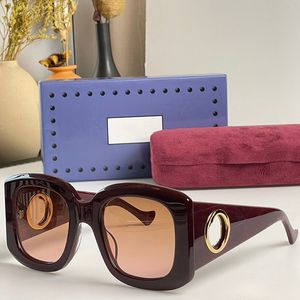 Projektantki Little Bee Sunglasses GG0938S Women Fashion Klasyczne puste okulary przeciwsłoneczne duże ramy Men Mens Wakacje Czarne okulary przeciwsłoneczne Rozmiar 54-25-145