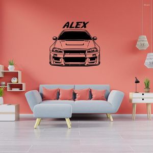 Adesivos de parede adoráveis ​​adesivos decorativos decoração para sala de estar quarto de pvc acessórios de decoração de PVC