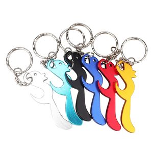 Öppnare Squirrel KeyChain Bottle Opener Ölöppnare Verktyg Nyckel Tagkedjan Ringtillbehör