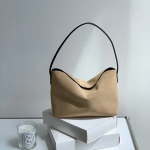 Borse da sera Borsa da donna Borsa a tracolla tote color caffè moda casual