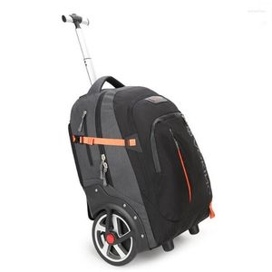 Duffel Bags Rolling Luggage Backpack With Men WheelsTravel Trolley Bag Wheeled For Business Cabin Size Carryon Hand Luggagebag