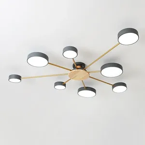 Deckenleuchten Moderne Wohnzimmer Kronleuchter Schlafzimmer Licht Villa Esszimmer Anhänger LED Lampe Fabrik Großhandel Lampen