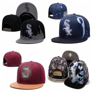 Bonés de beisebol brancos Soxes-carta esportes Hip Hop ajustável swag Bone Gorro para homens mulheres chapéus snapback