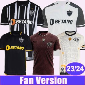 23 24 Atletico Mineiro Mens Soccer Jerseys Hulk Vargas Paulinho G. Arana Saravia M. Zaracho Home Away 3rd記念版スペシャルエディションフットボールシャツ