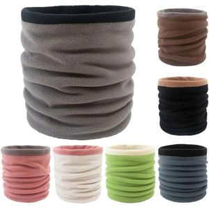 Scarves 1PC Winter Fleece Neck Gaiter Ski Tube Scarf Snowboard Half Face Mask Cover For Women Men Outdoor Cold-proof Collar