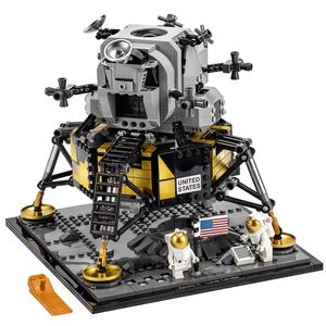 Bloklar Yaratıcı Roket Serisi 11 Lunar Lander 37003 Model Yapı Blok Tuğla Fikirler Oyuncaklar V 80013 10231 16014 231114