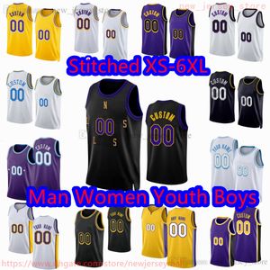 Custom S-6XL New Basketball 15 Austin Reaves Jersey Stitched 3 Anthony 23 LeBron Davis James 1 D'Angelo 28 Rui Russell Hachimura 7 Gabe 12 Taurean Vincent Prince Jerseys