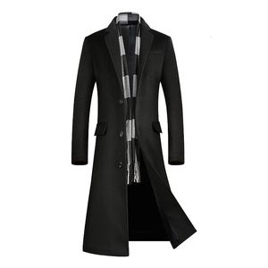 Men's Jackets Coats for Men Wool content 51 A Long Jacket Below The Knee Overcoat Coat Windbreaker 231113